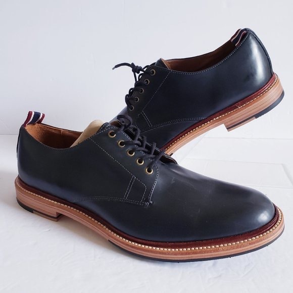 J. Crew | Shoes | Jcrew Oar Stripe Plain Toe Italian Leather Derby ...